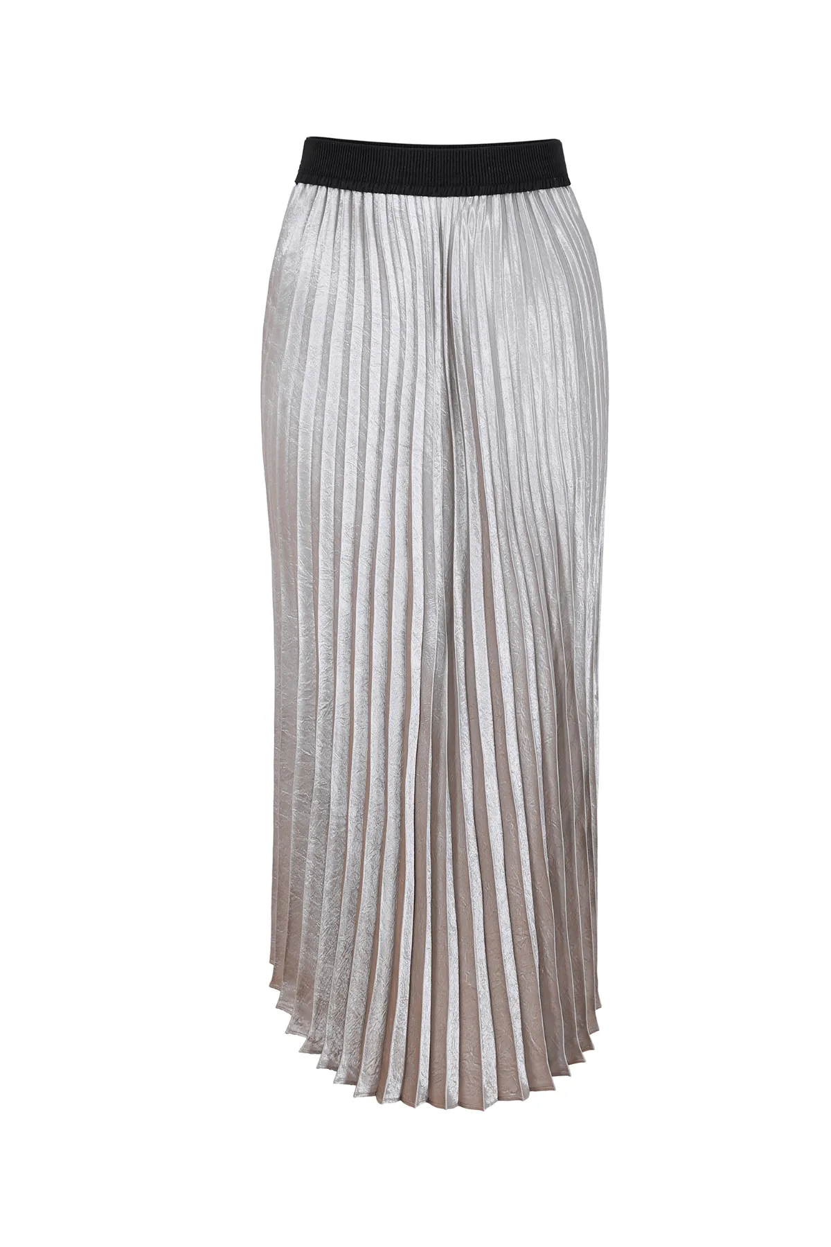 Tiger Lily Pleated Skirt Silver