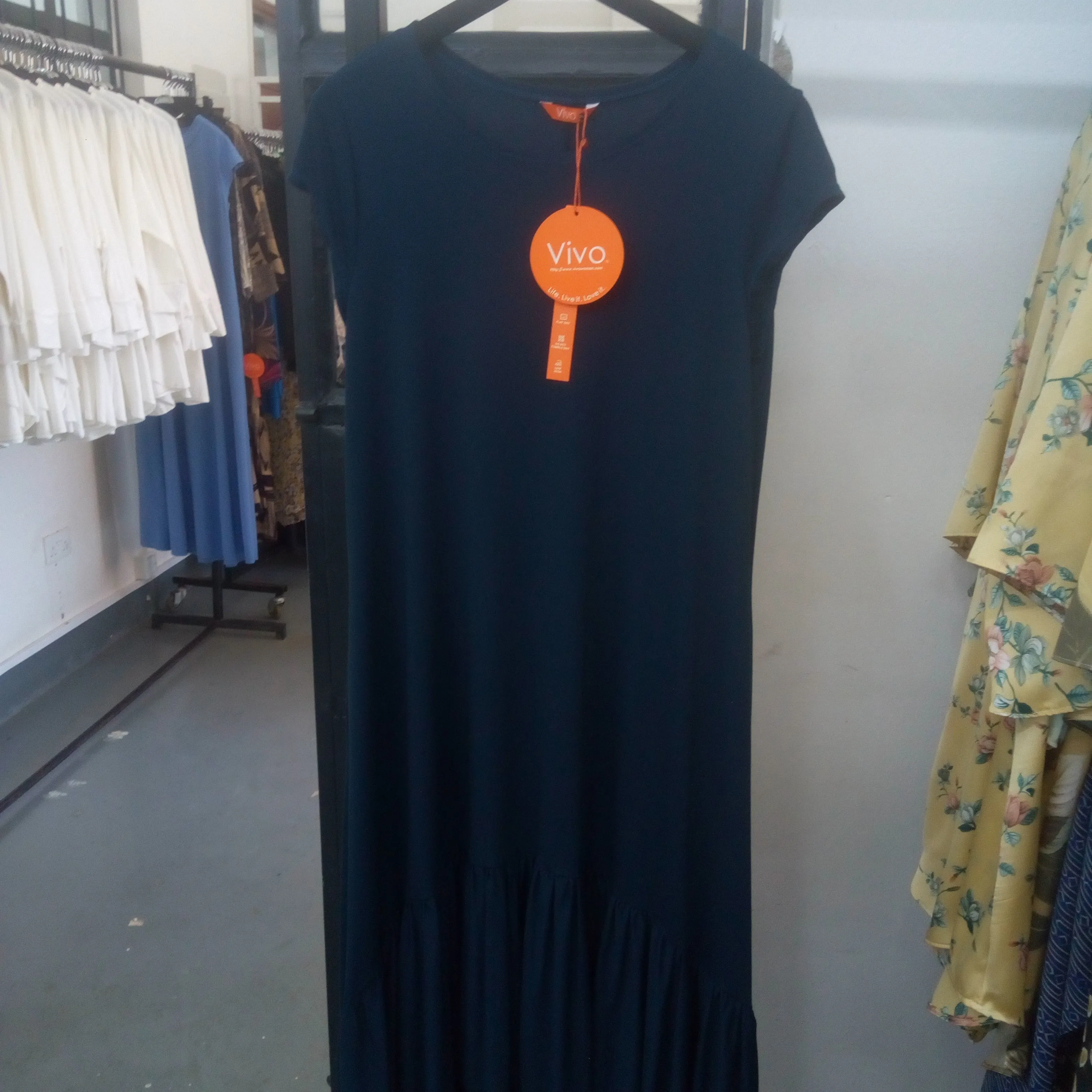 Vivo Lindi High Low Dress - Teal