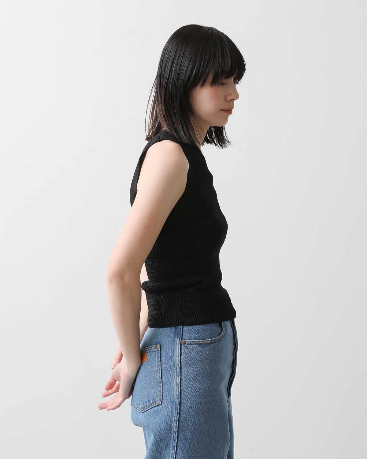 WASHI PAPER ASYMMETRICAL TOP