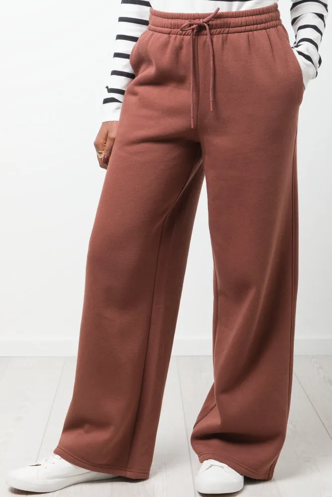 Wide Leg Pants Brown