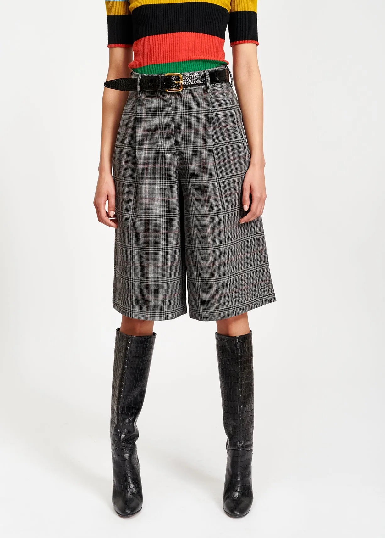 Wide leg shorts