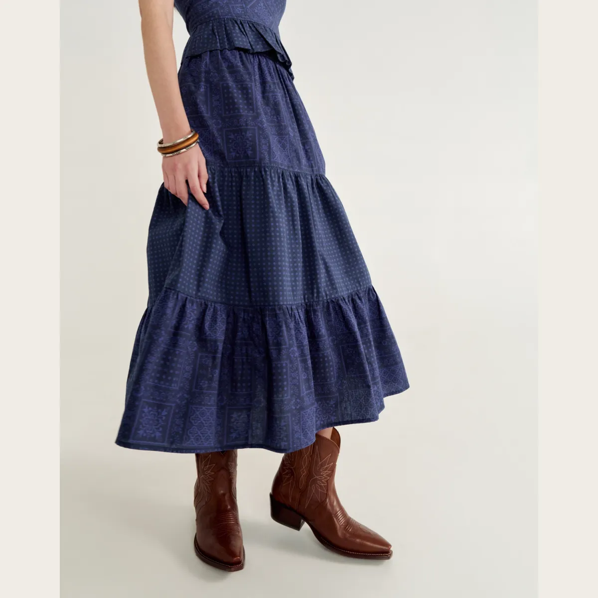 Women’s Bandana Midi Skirt