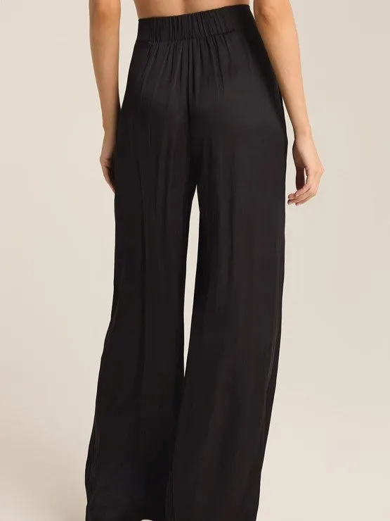 Z SUPPLY Lisse Wide Leg Satin Pant (top sold separately)