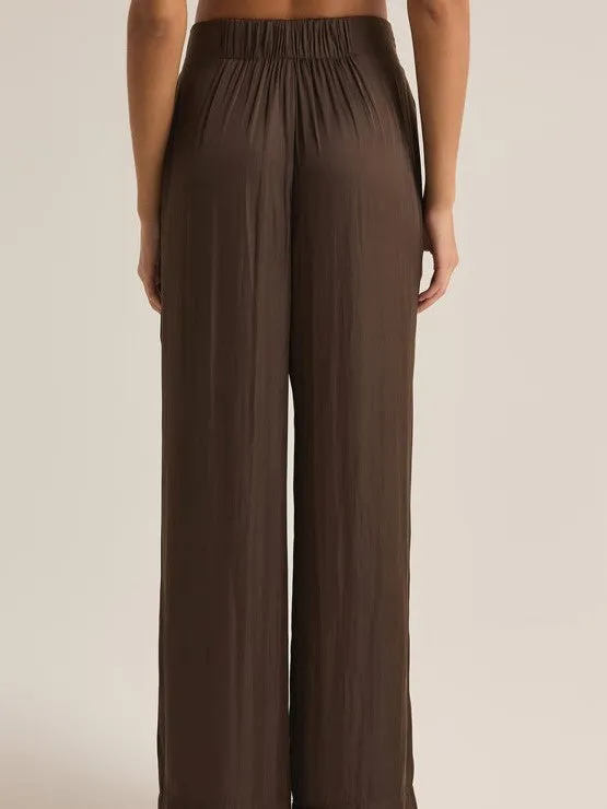 Z SUPPLY Lisse Wide Leg Satin Pant (top sold separately)